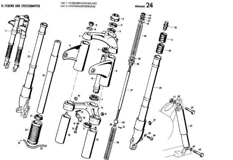 B24 - Vorder- und Hinterradfederung 
