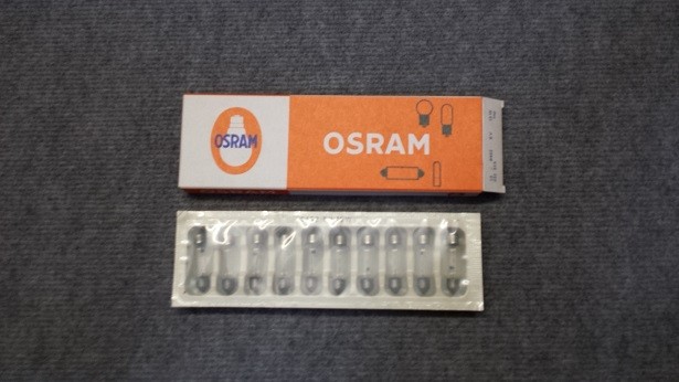 Soffite 6V 15W Osram 10 Stück
