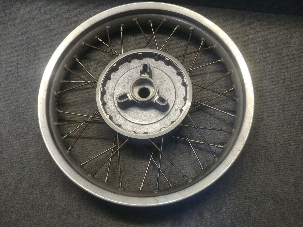 Hinterradkörper mit Alu-Felge