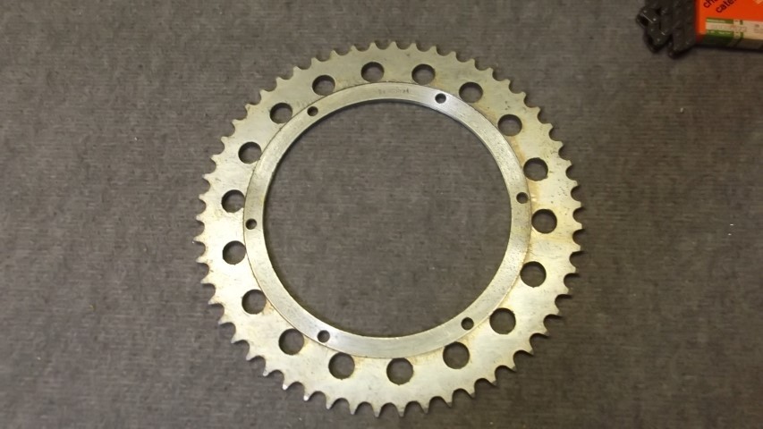 Hinten Kettenrad 54Z. Stahl