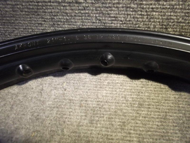 Wheel rim black, front 