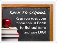 Houd onze speciale Back to School actie in de gaten en bespaar!